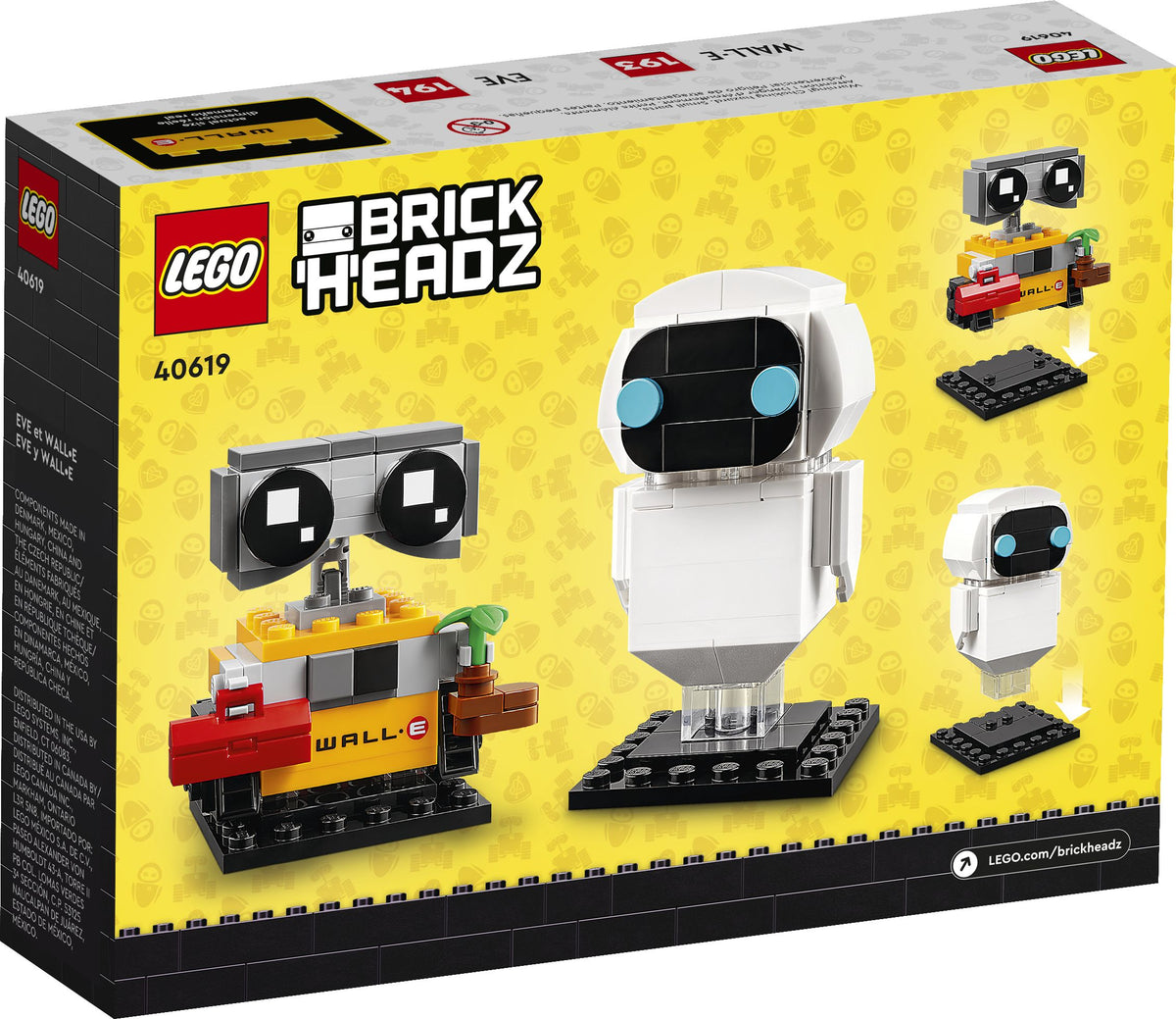 LEGO BrickHeadz 40619 EVE und WALL•E