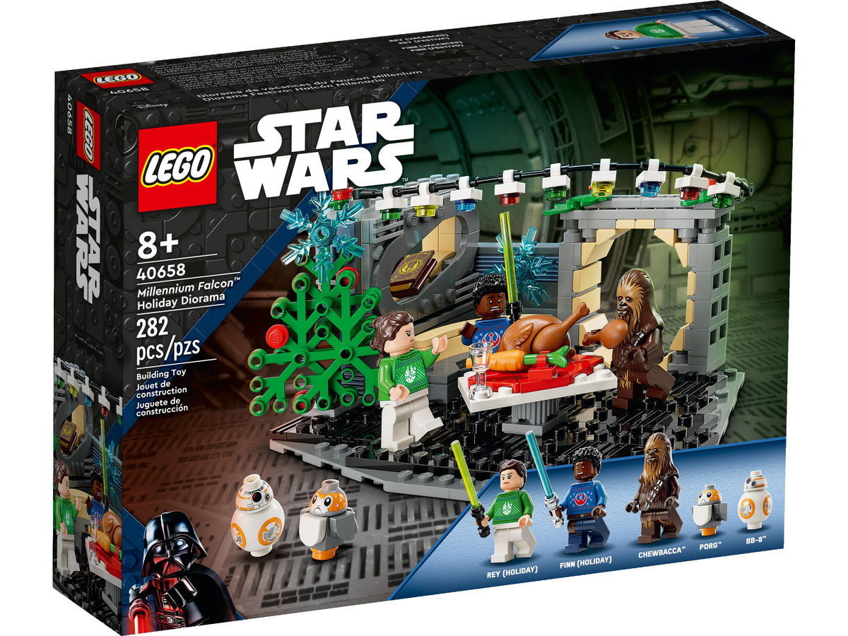 LEGO Star Wars 40658 Millennium Falcon Weihnachtsdiorama