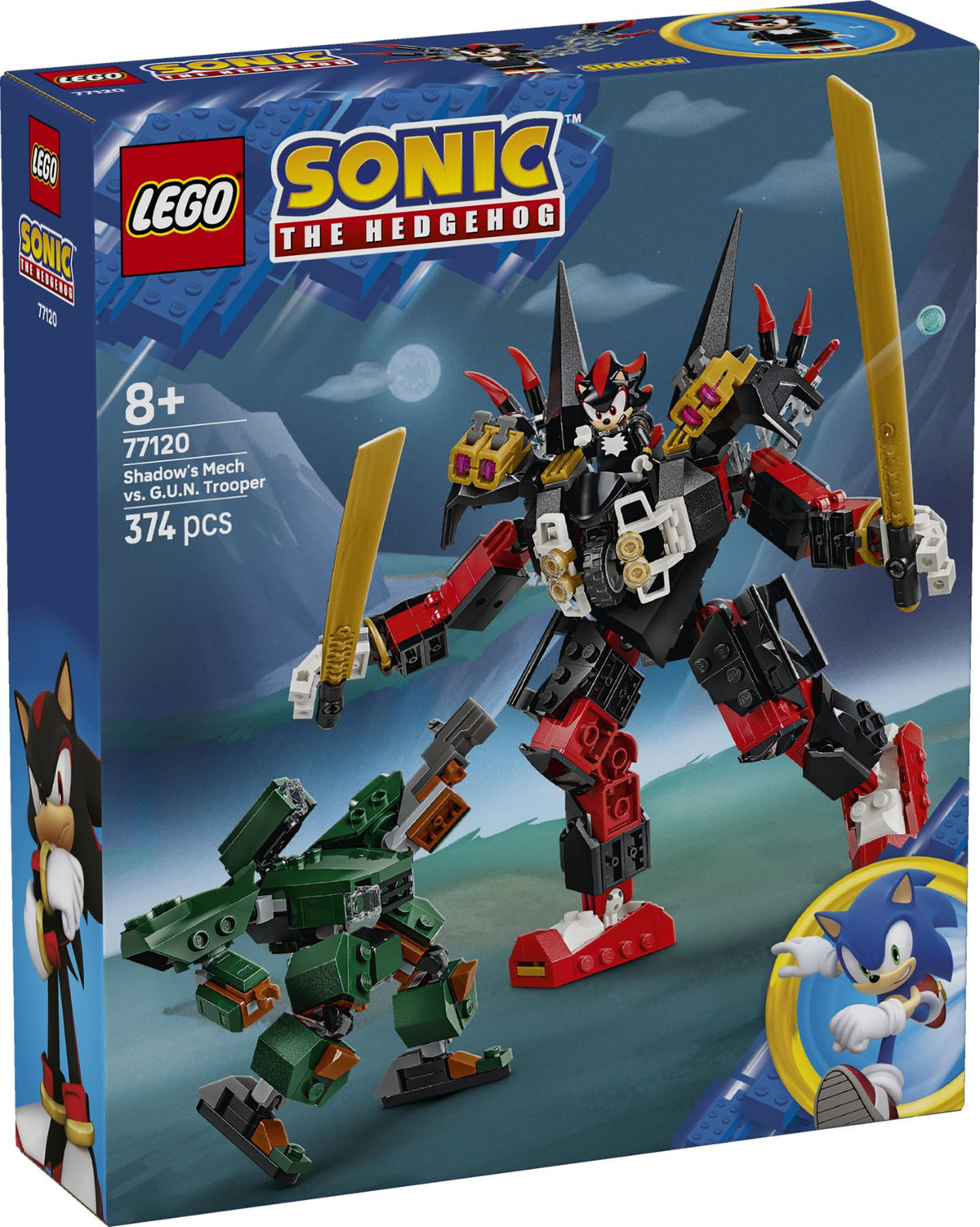 LEGO Sonic The Hedgehog 77120 Shadows Mech vs. G.U.N. Trooper