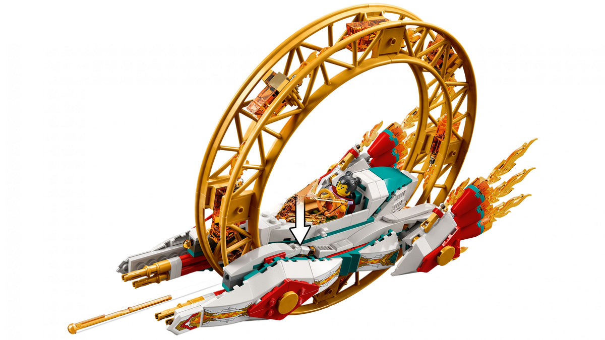 LEGO Monkie Kid 80034 Nezhas Feuerreifen