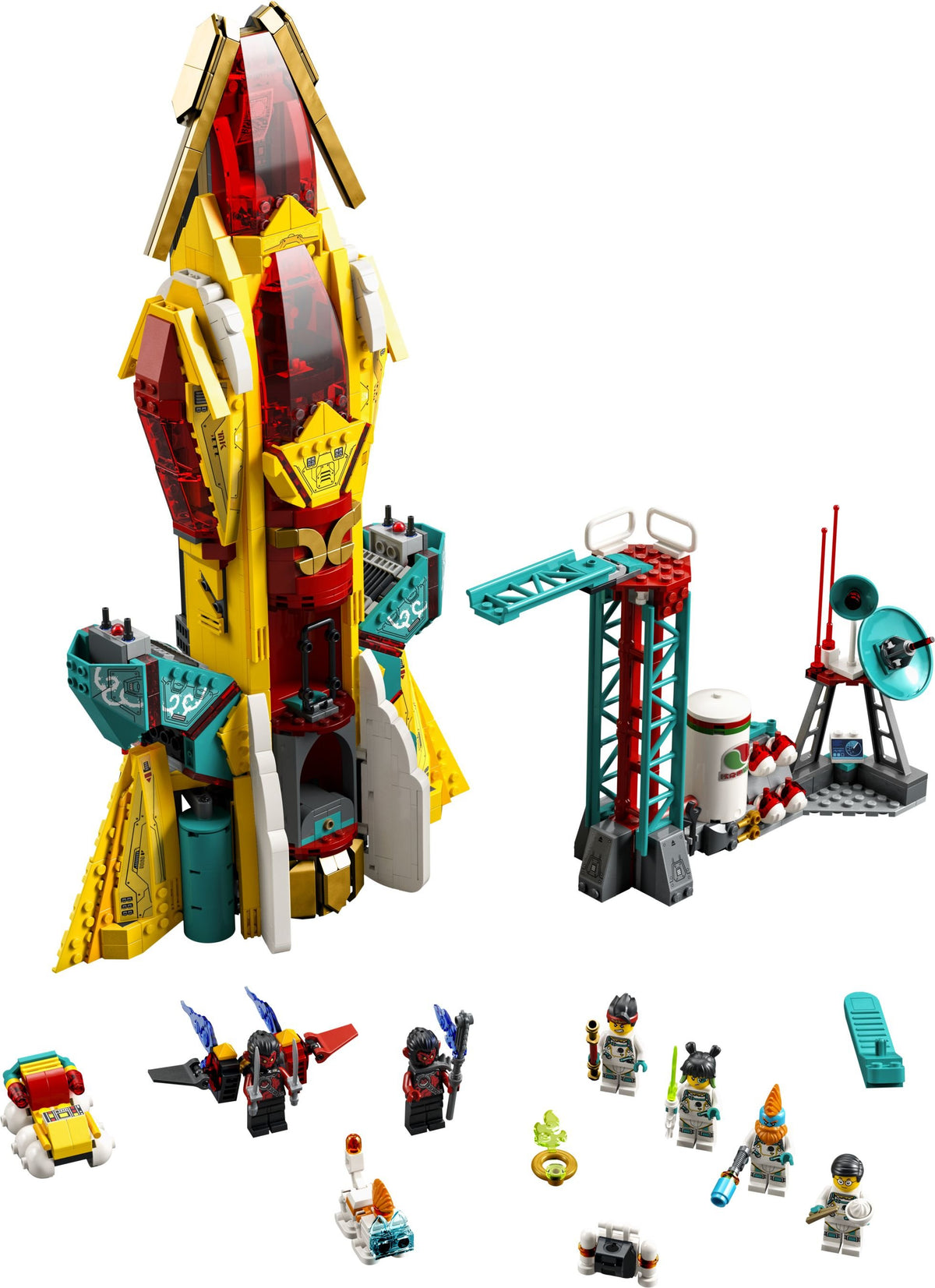 LEGO Monkie Kid 80035 Entdeckerraumschiff