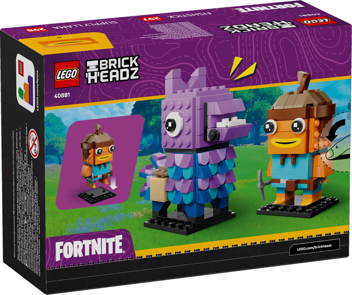LEGO BrickHeadz 40881 Vorratslama und Fischstäbchen Figuren