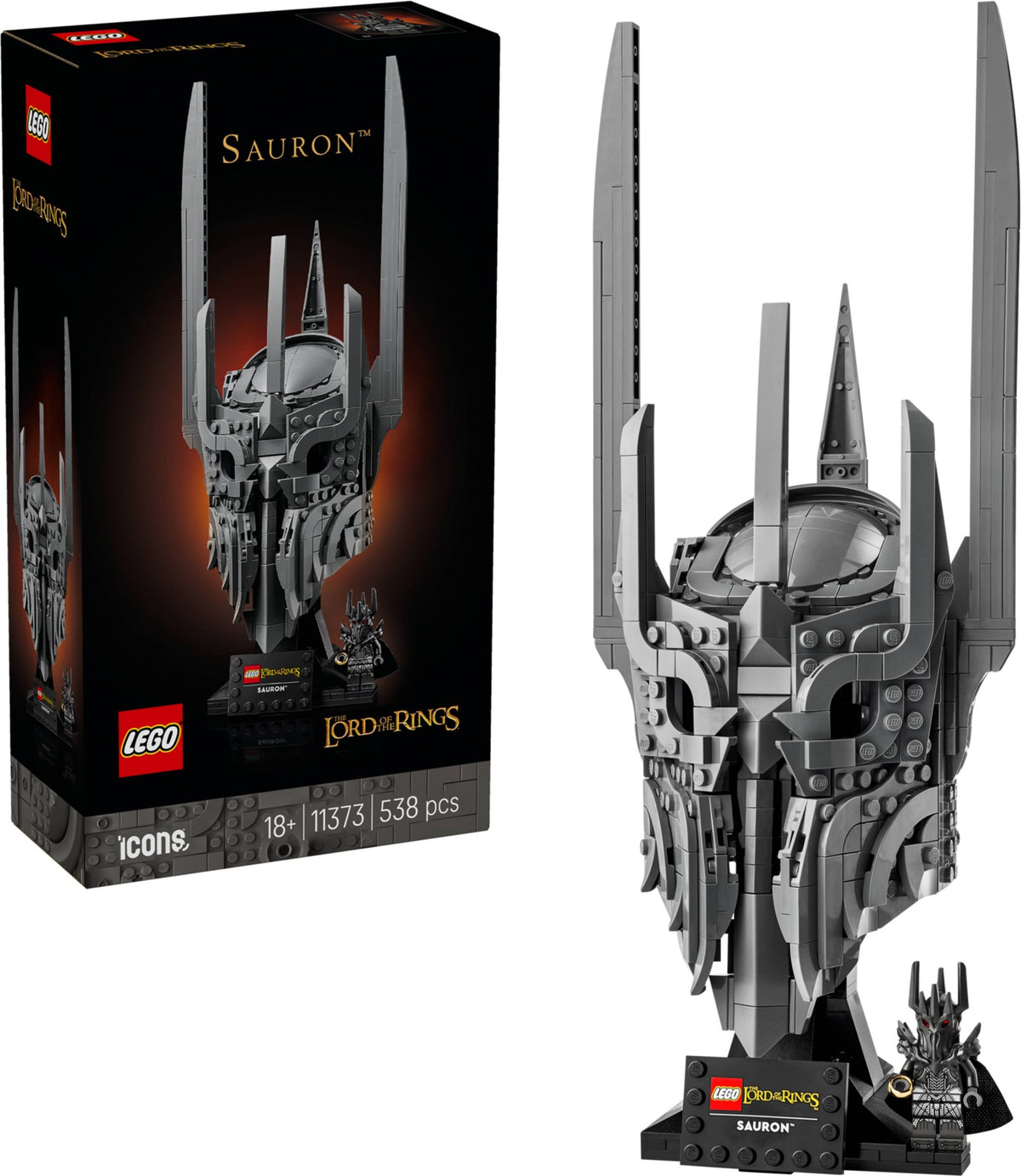LEGO Icons 11373 Der Herr der Ringe: Saurons Helm