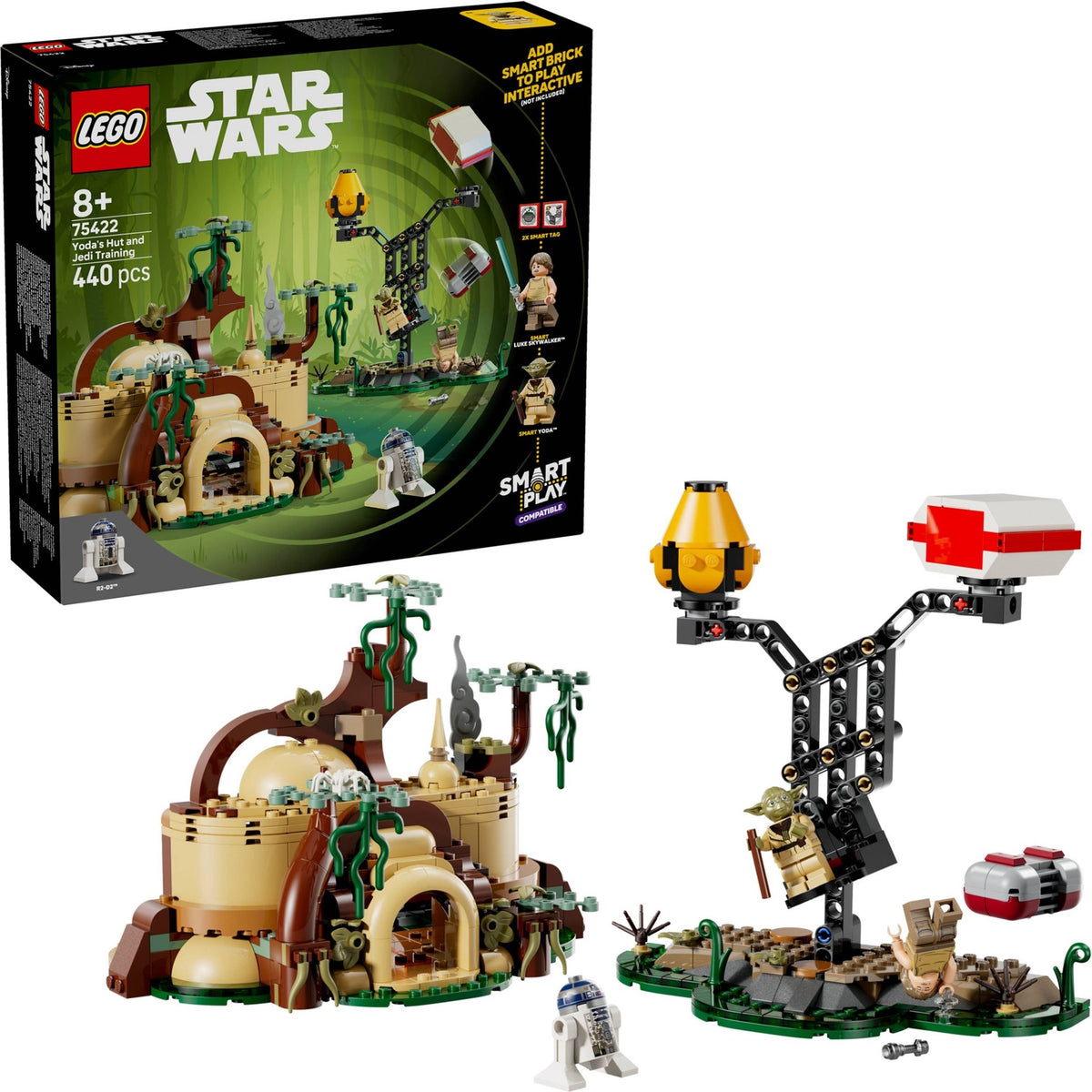 LEGO Star Wars 75422 SMART Play Jedi-Training an Yodas Hütte