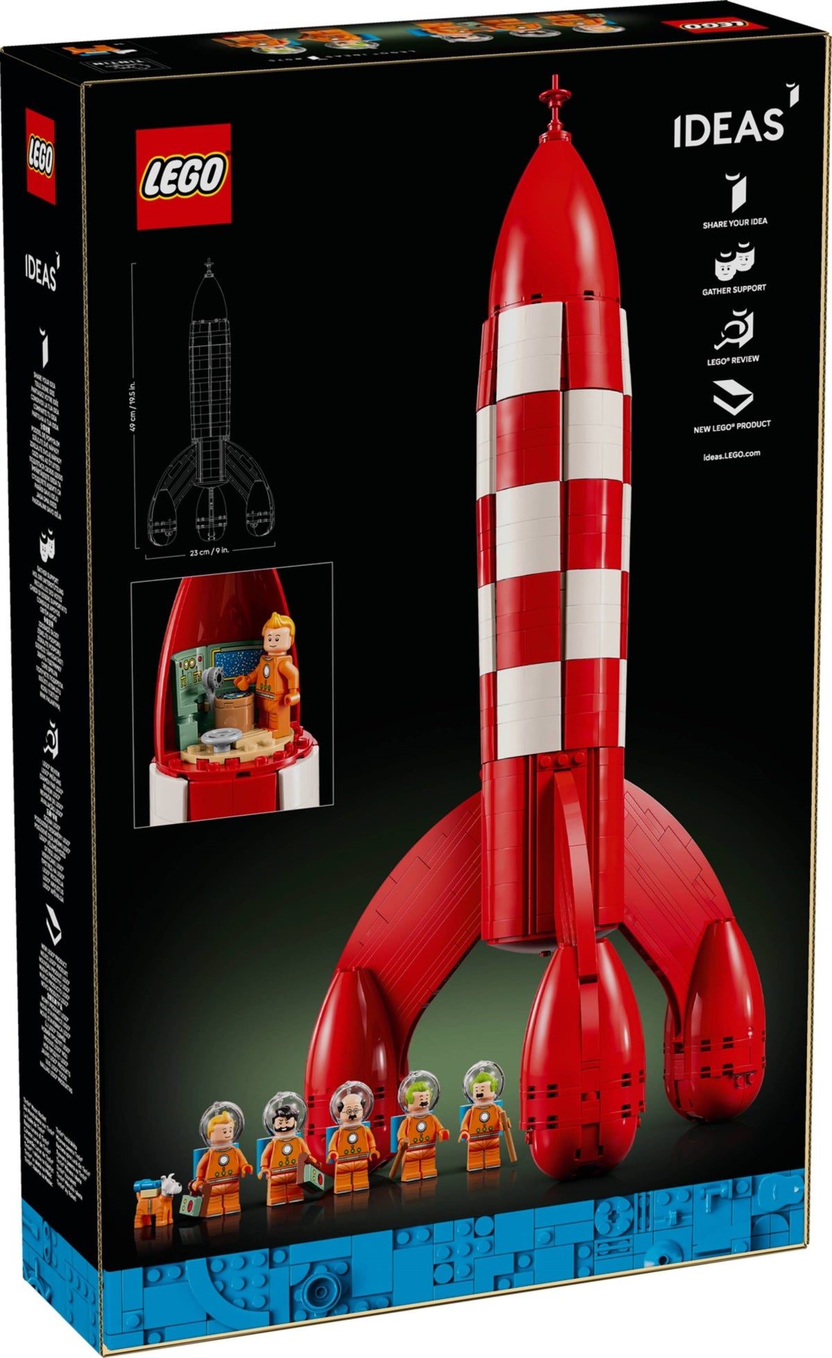 LEGO Ideas 21367 Die Mondrakete von Tim und Struppi