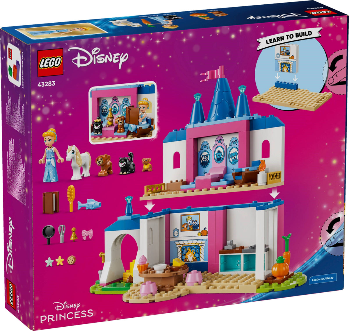 LEGO Disney 43283 Cinderellas Tierpalast