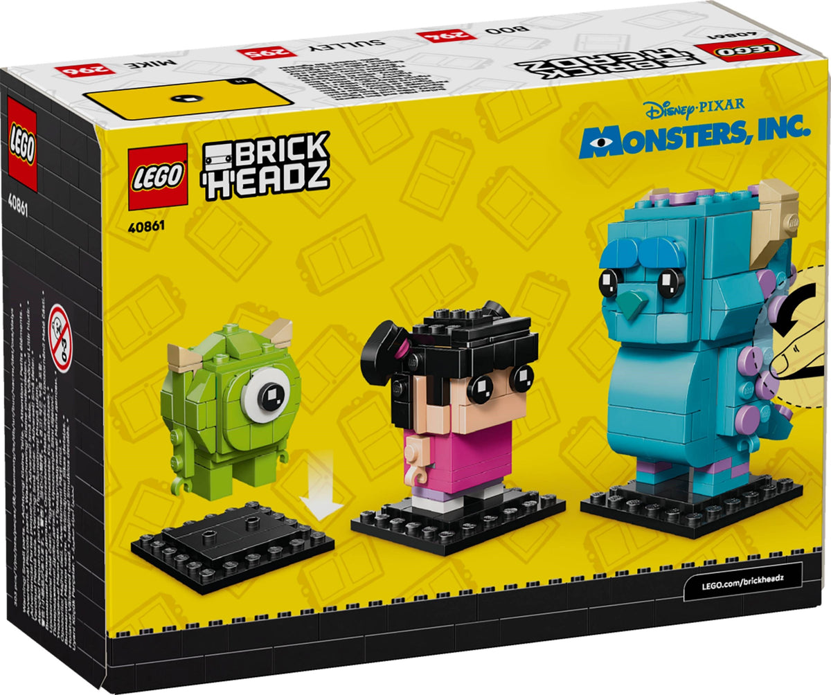 LEGO BrickHeadz 40861 Sulley, Mike und Boo Figuren