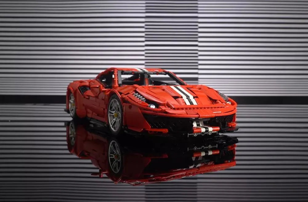 CaDA C61043W MASTER Italian Super Car rot 1:8