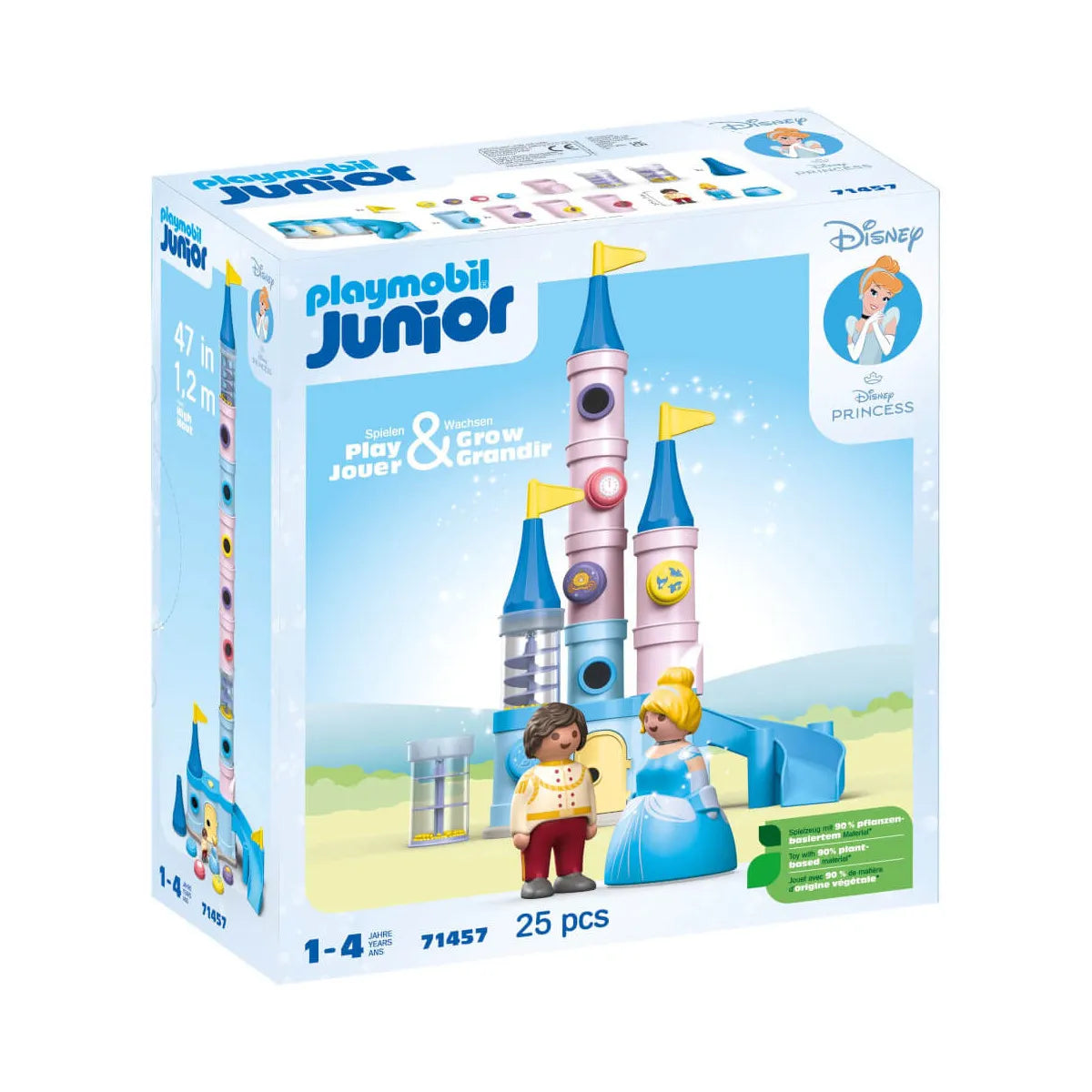 PLAYMOBIL 71457 JUNIOR &amp; Disney: Cinderellas Schloss