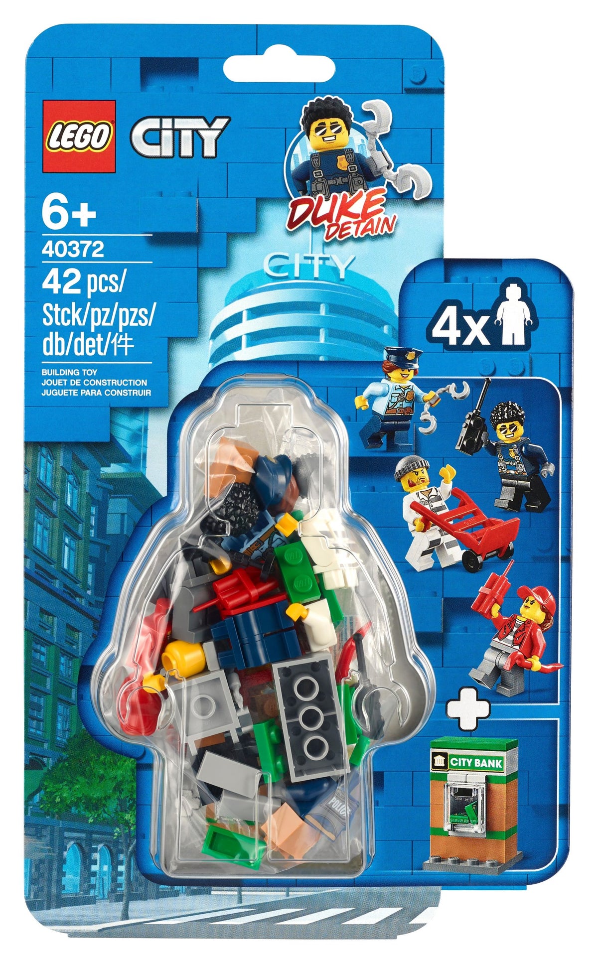 LEGO City 40372 Polizei-Minifiguren-Zubehörset
