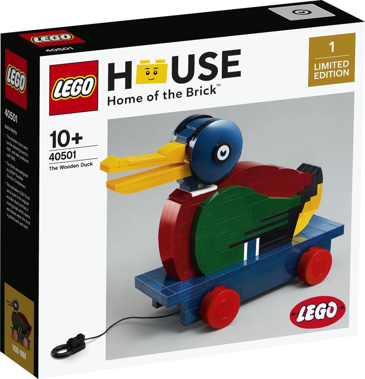 LEGO Promotional Lego Exklusiv Wooden Duck Holzente 40501