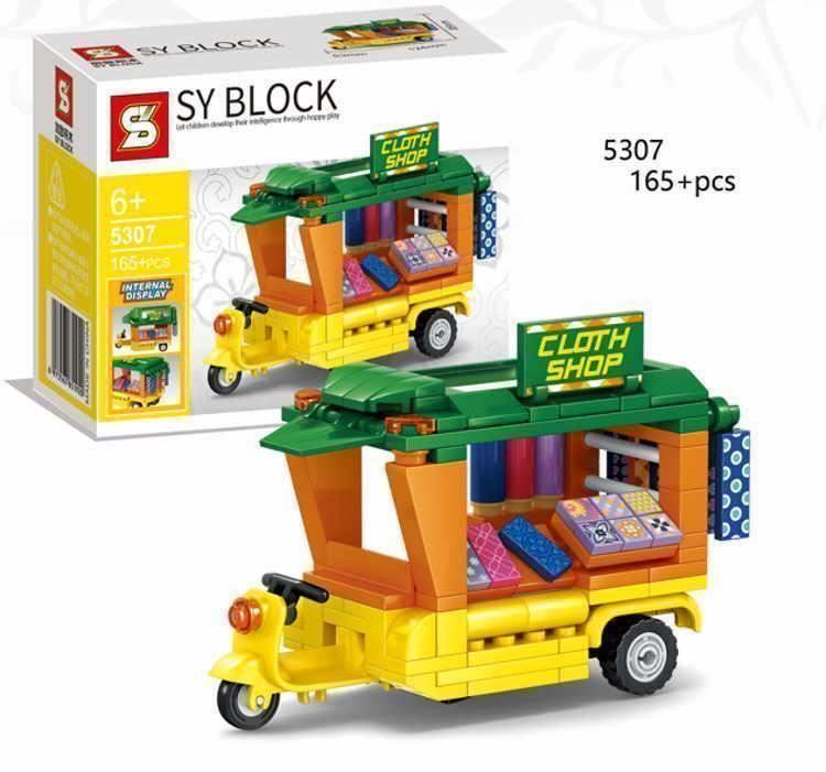 SEMBO 5307 Tuk Tuk Stoffwagen