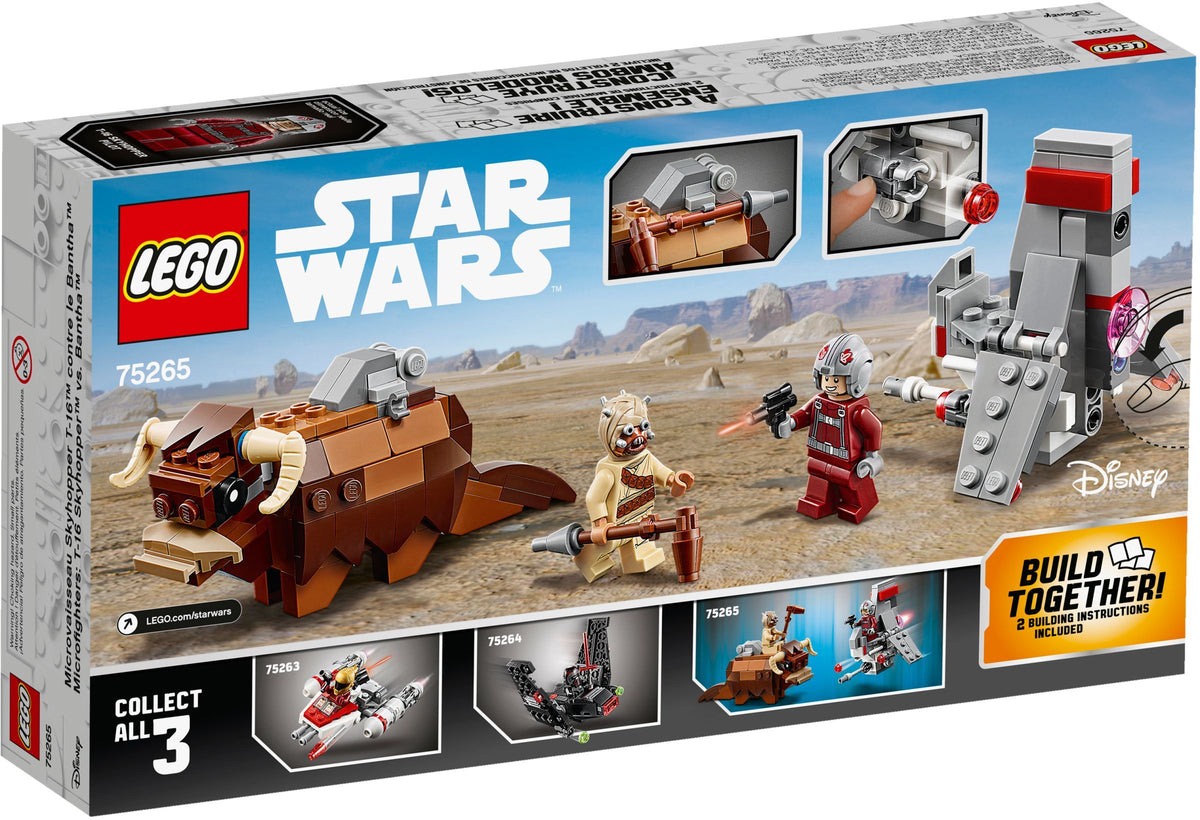 LEGO Star Wars 75265 T-16 Skyhopper vs Bantha Microfighters