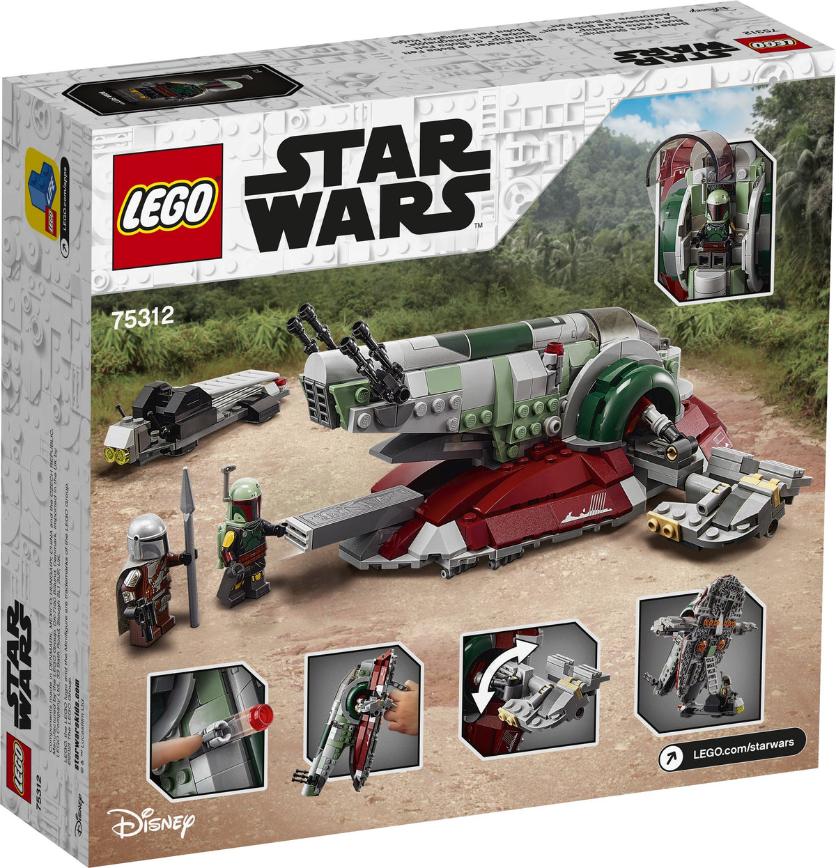 LEGO Star Wars 75312 Boba Fetts Starship