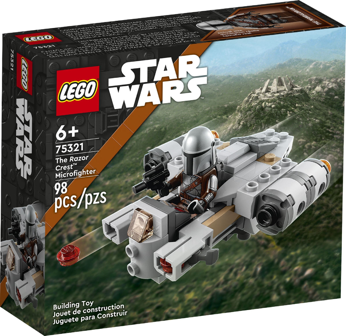 LEGO Star Wars 75321 RAZOR CREST MICROFIGHTER MIT MANDALORIANER MINIFIGUR