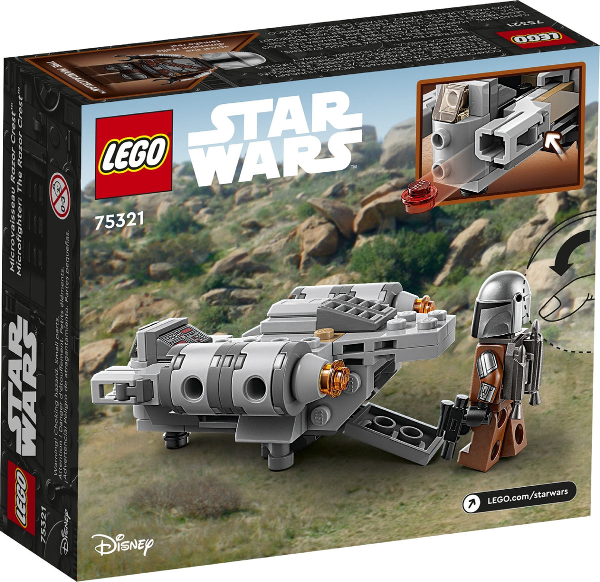 LEGO Star Wars 75321 RAZOR CREST MICROFIGHTER MIT MANDALORIANER MINIFIGUR