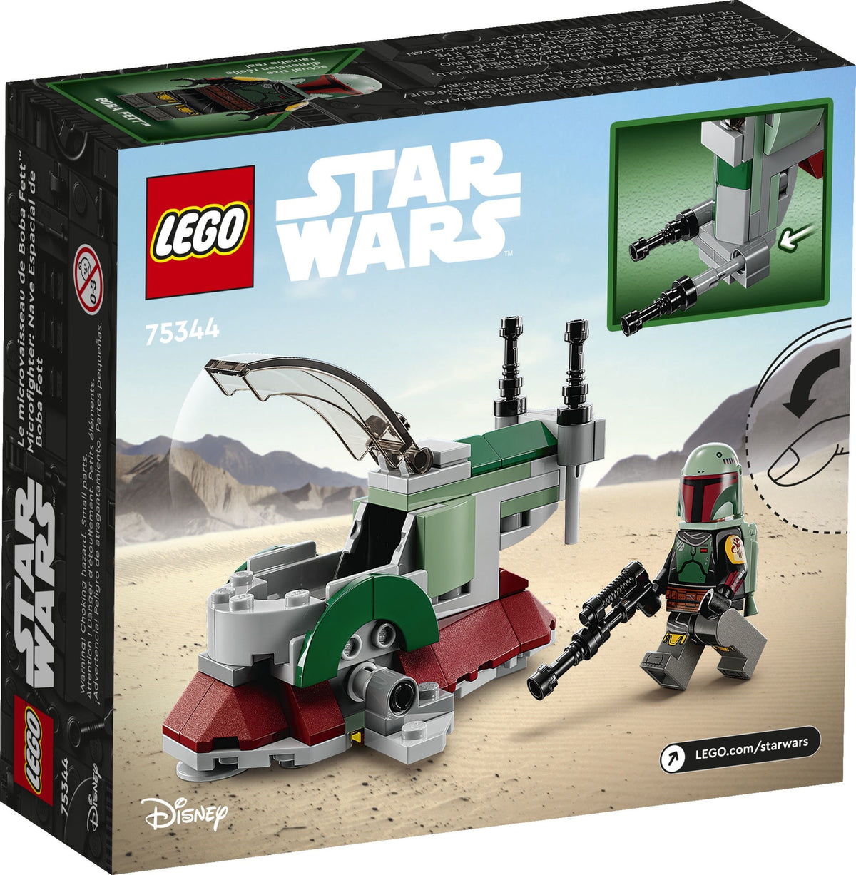 LEGO Star Wars 75344 Boba Fetts Starship – Microfighter