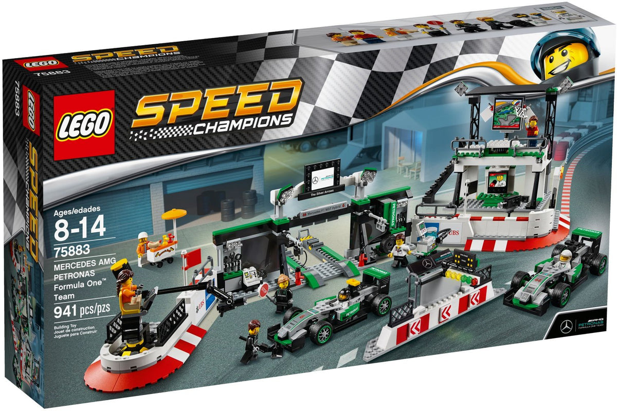 LEGO Speed Champions 75883 MERCEDES AMG PETRONAS Formula One Team