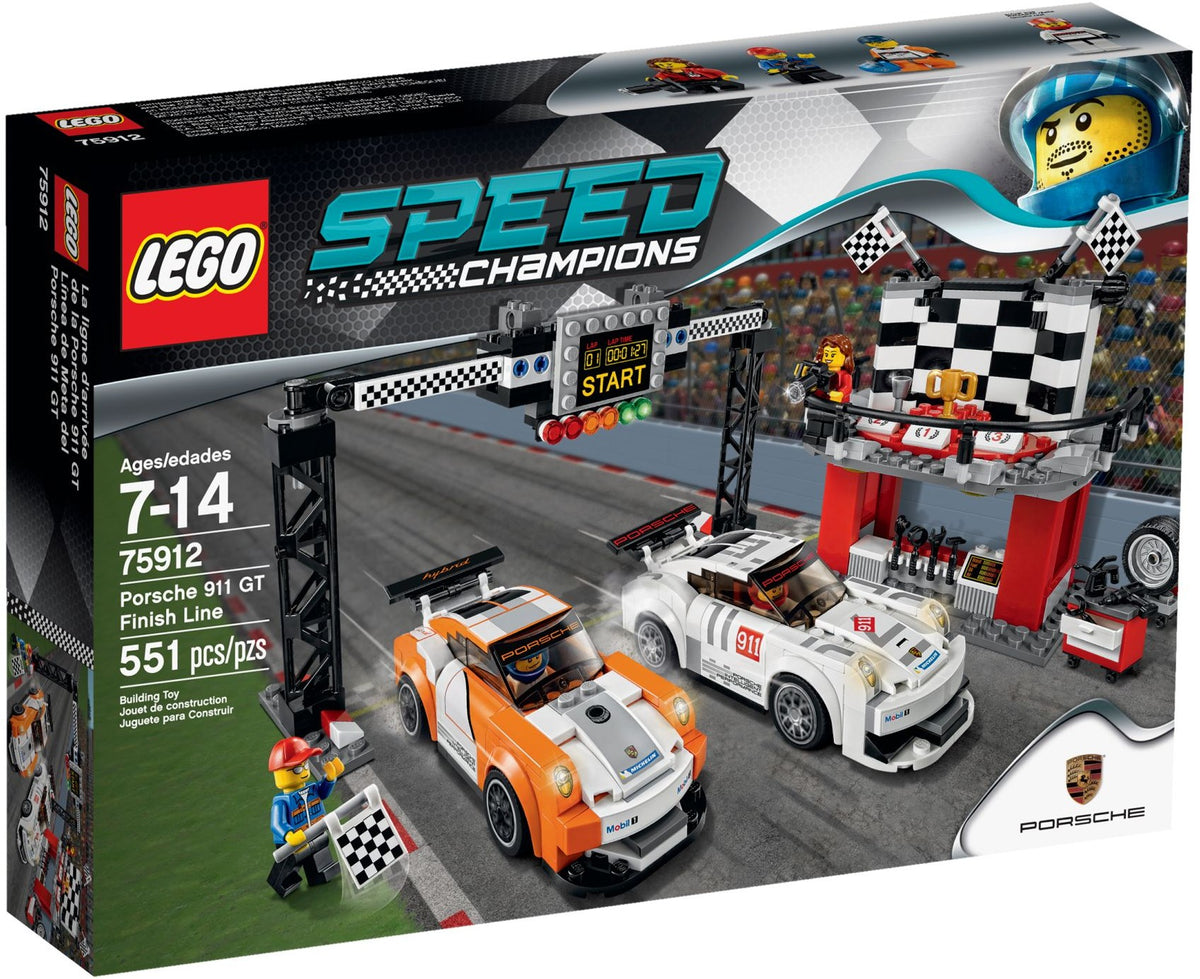 LEGO Speed Champions 75912 Porsche 911 GT Ziellinie