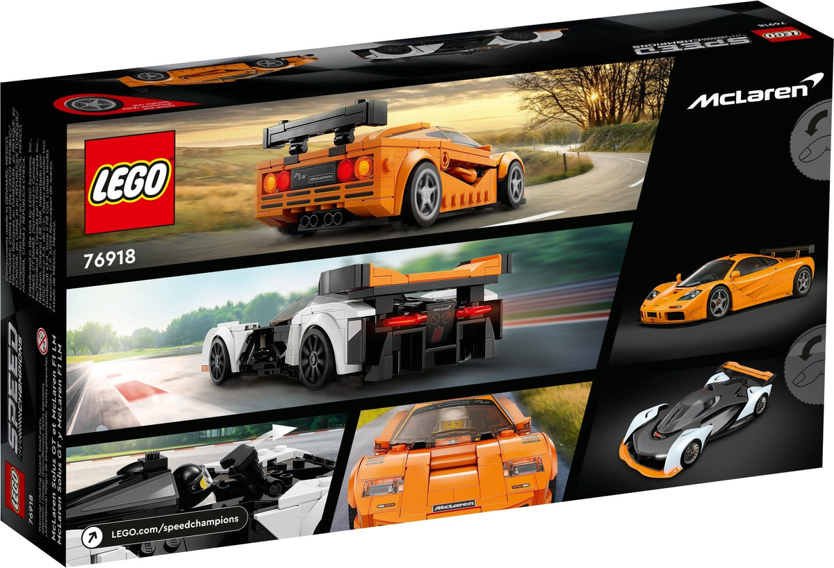 LEGO 76918 Speed Champions McLaren Solus GT &amp; McLaren F1 LM