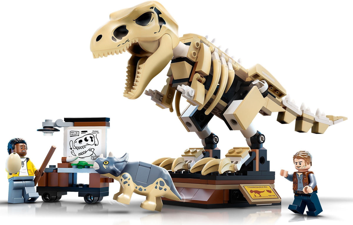 LEGO JURASSIC WORLD 76940 T. REX-SKELETT IN DER FOSSILIENAUSSTELLUNG