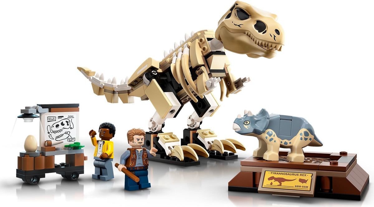 LEGO JURASSIC WORLD 76940 T. REX-SKELETT IN DER FOSSILIENAUSSTELLUNG