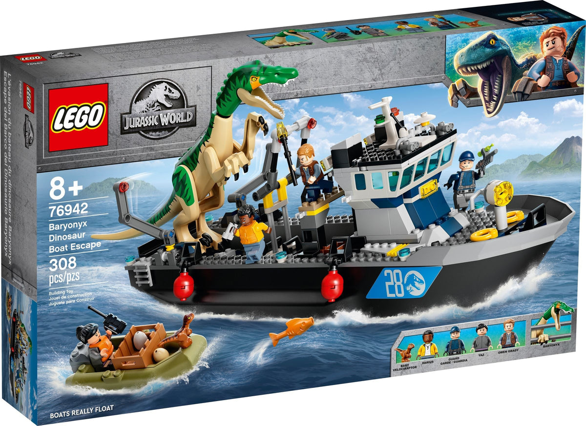 LEGO JURASSIC WORLD 76942 FLUCHT DES BARYONYX