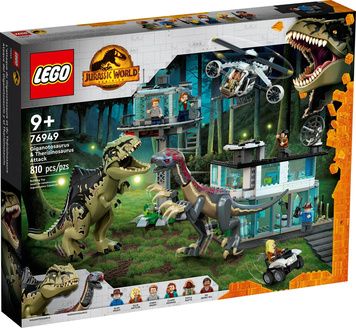LEGO JURASSIC WORLD 76949 GIGANOTOSAURUS &amp; THERIZINOSAURUS ANGRIFF