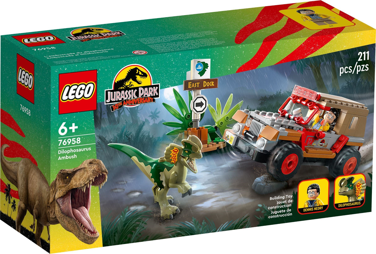 LEGO JURASSIC PARK 76958 HINTERHALT DES DILOPHOSAURUS