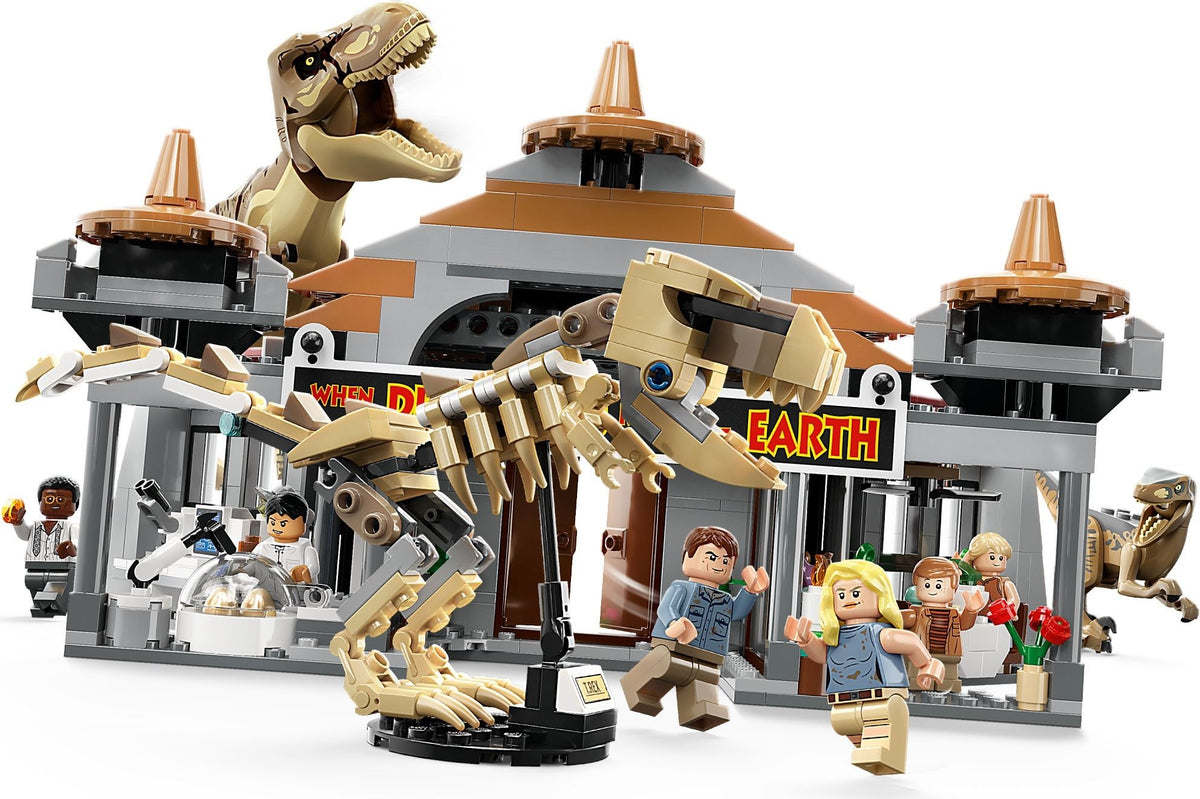 LEGO JURASSIC PARK 76961 ANGRIFF DES T. REX UND DES RAPTORS AUFS BESUCHERZENTRUM