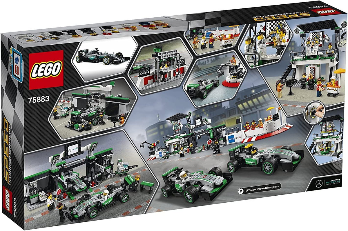 LEGO Speed Champions 75883 MERCEDES AMG PETRONAS Formula One Team