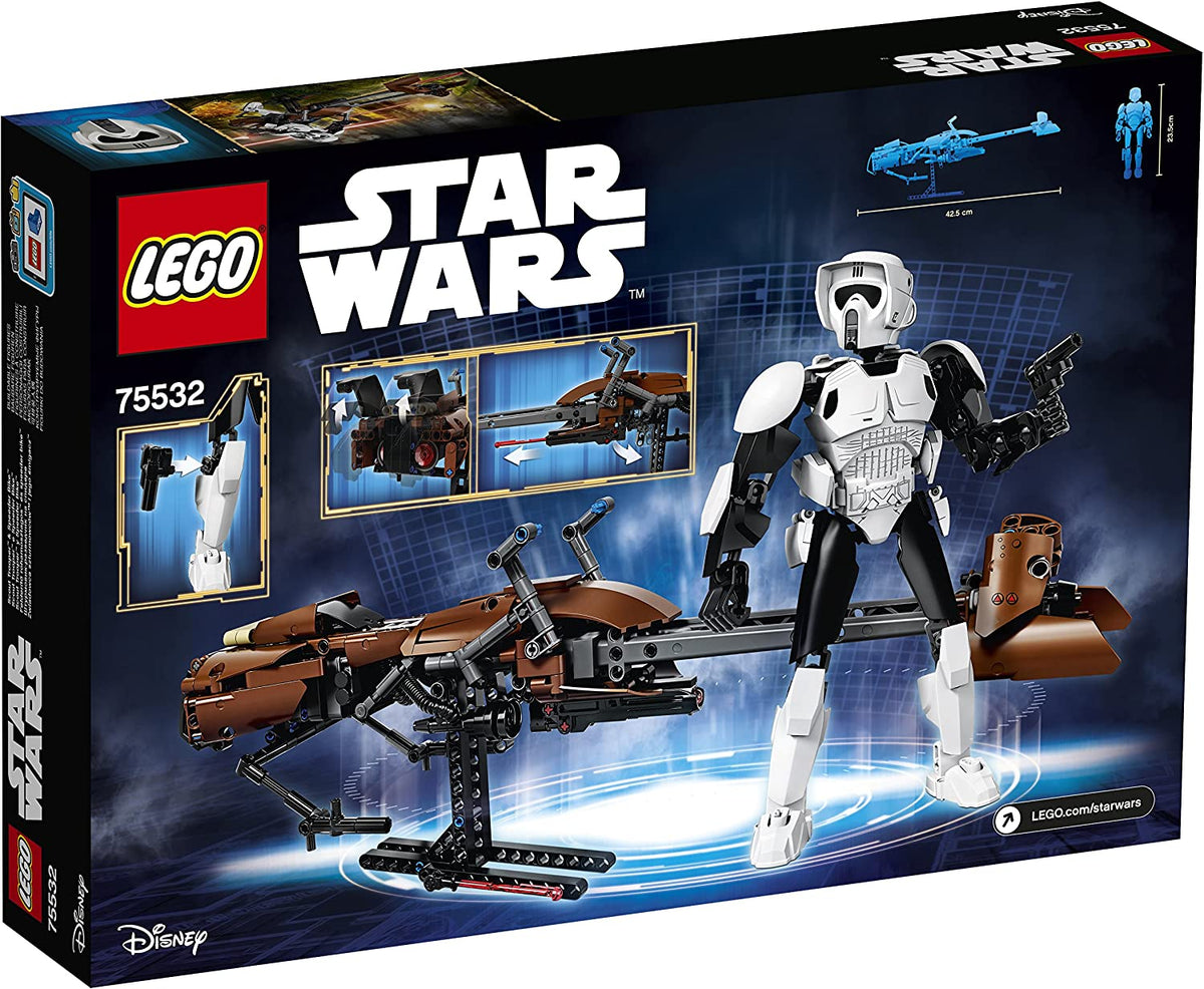 LEGO Star Wars 75532 Scout Trooper &amp; Speeder Bike